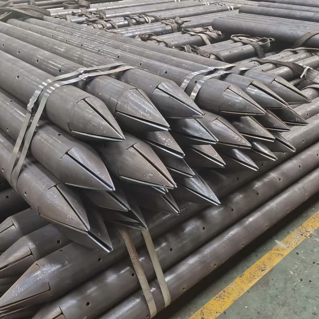浦东新区浦东新区108钢花管非标打孔车丝锁尖防腐